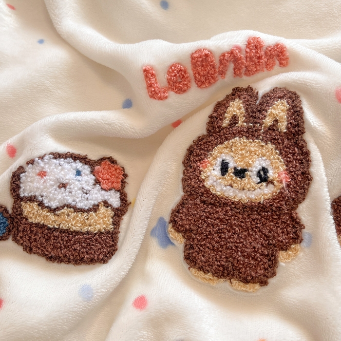 91家纺网 家纺一手货源 找家纺 （总）川悦生活 2025新款牛奶绒绣花LB四件套-大床