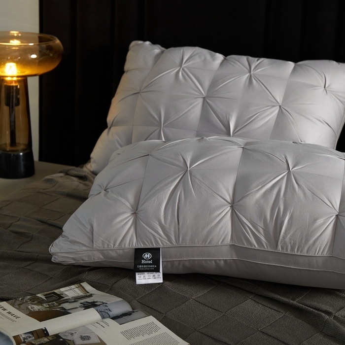 91家纺网 家纺一手货源 找家纺 （总）御眠纺羽绒被壳 2025新款扭花羽毛枕全棉扭花羽毛枕升级款可定制尺寸