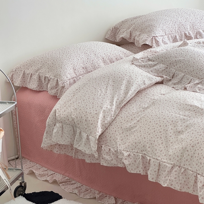 91家纺网 家纺一手货源 找家纺 （总）佰织鑫家居 2025新款全棉纯棉砂洗棉花床盖三件套