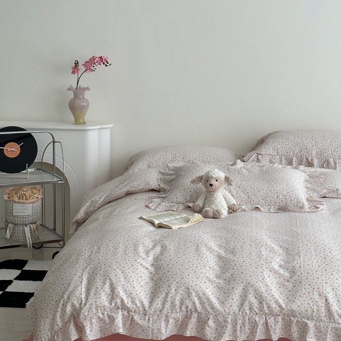 91家纺网 家纺一手货源 找家纺 （总）佰织鑫家居 2025新款全棉纯棉砂洗棉花床盖三件套