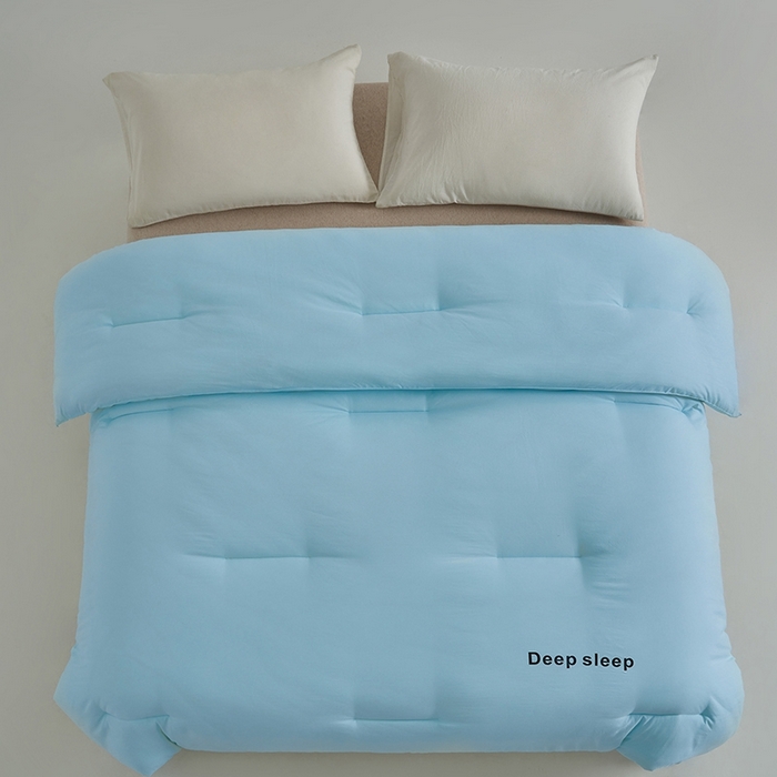 91家纺网 家纺一手货源 找家纺 闲鱼家纺 2025新款某朵同款深睡眠2.0冬被被子被芯 克莱因蓝