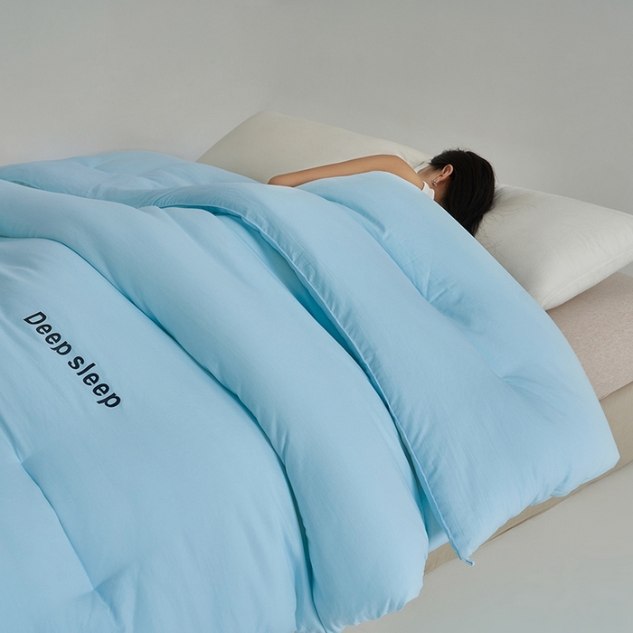 91家纺网 家纺一手货源 找家纺 闲鱼家纺 2025新款某朵同款深睡眠2.0冬被被子被芯 克莱因蓝