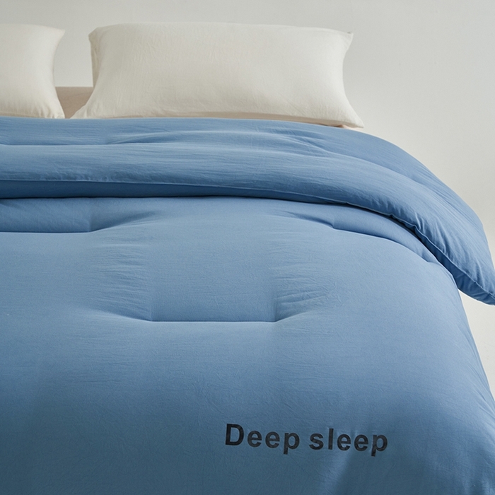 91家纺网 家纺一手货源 找家纺 闲鱼家纺 2025新款某朵同款深睡眠2.0冬被被子被芯 普鲁士蓝