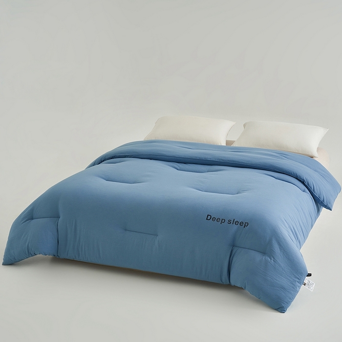 91家纺网 家纺一手货源 找家纺 闲鱼家纺 2025新款某朵同款深睡眠2.0冬被被子被芯 普鲁士蓝