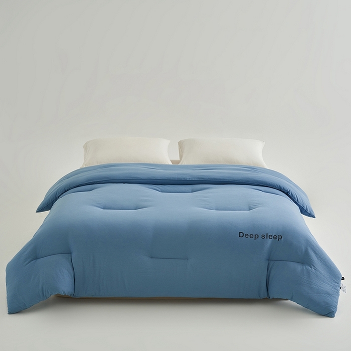 91家纺网 家纺一手货源 找家纺 闲鱼家纺 2025新款某朵同款深睡眠2.0冬被被子被芯 普鲁士蓝