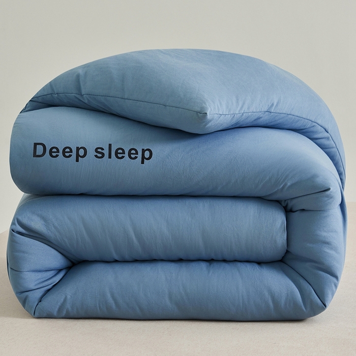 闲鱼家纺 2025新款某朵同款深睡眠2.0冬被被子被芯 普鲁士蓝