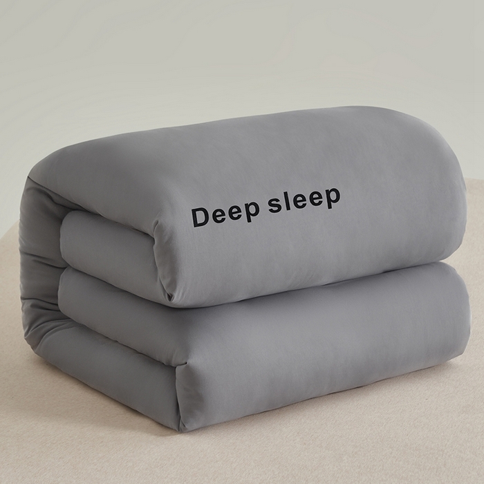 91家纺网 家纺一手货源 找家纺 闲鱼家纺 2025新款某朵同款深睡眠2.0冬被被子被芯 浅灰