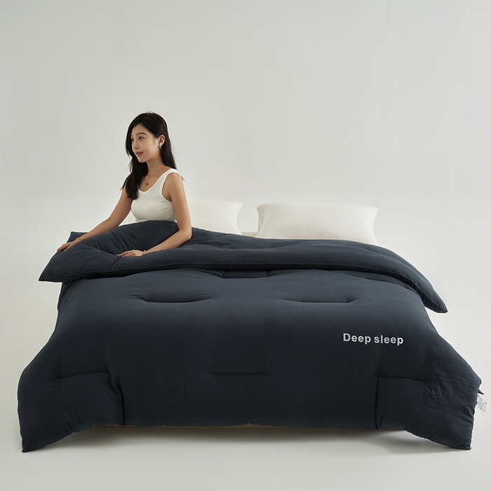 91家纺网 家纺一手货源 找家纺 闲鱼家纺 2025新款某朵同款深睡眠2.0冬被被子被芯 深灰