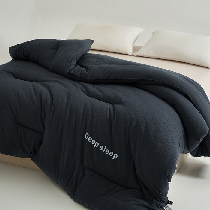 91家纺网 家纺一手货源 找家纺 闲鱼家纺 2025新款某朵同款深睡眠2.0冬被被子被芯 深灰