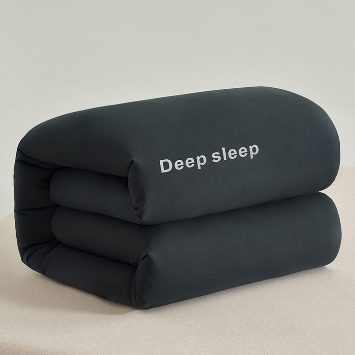 91家纺网 家纺一手货源 找家纺 闲鱼家纺 2025新款某朵同款深睡眠2.0冬被被子被芯 深灰+浅灰