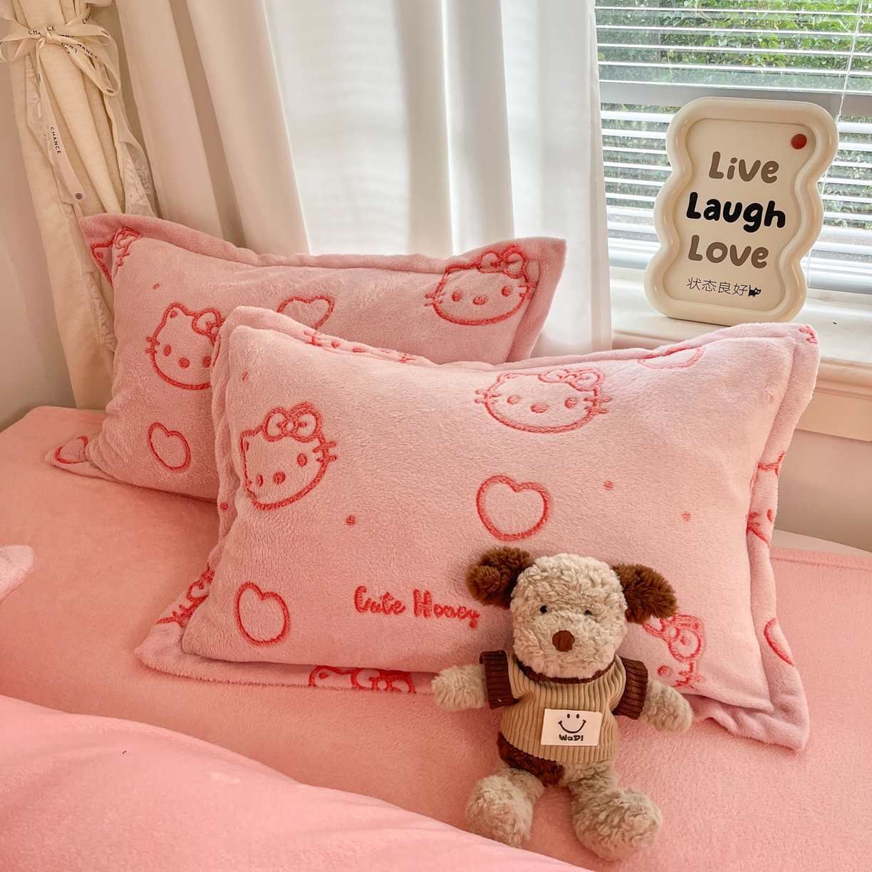 91家纺网 家纺一手货源 找家纺 （总）川悦生活2025新款立体雪花绒印花大床四件套系列二场景二