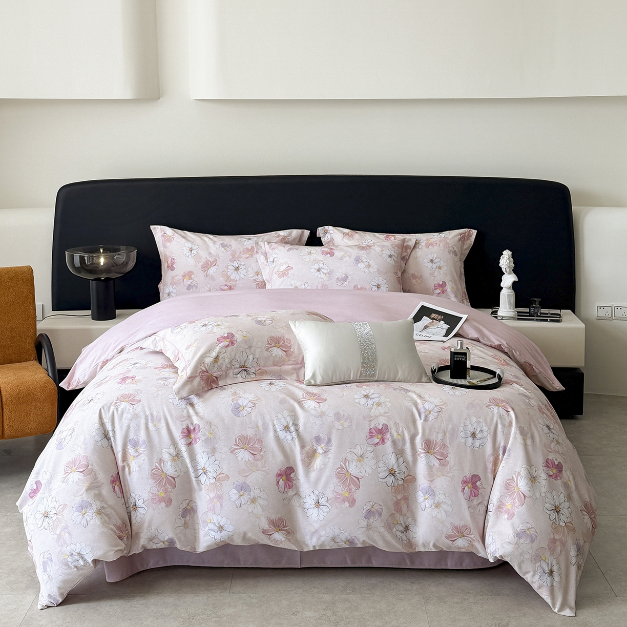 91家纺网 家纺一手货源 找家纺 （总）清雅福2025新款A类全棉磨毛数码印花四件套