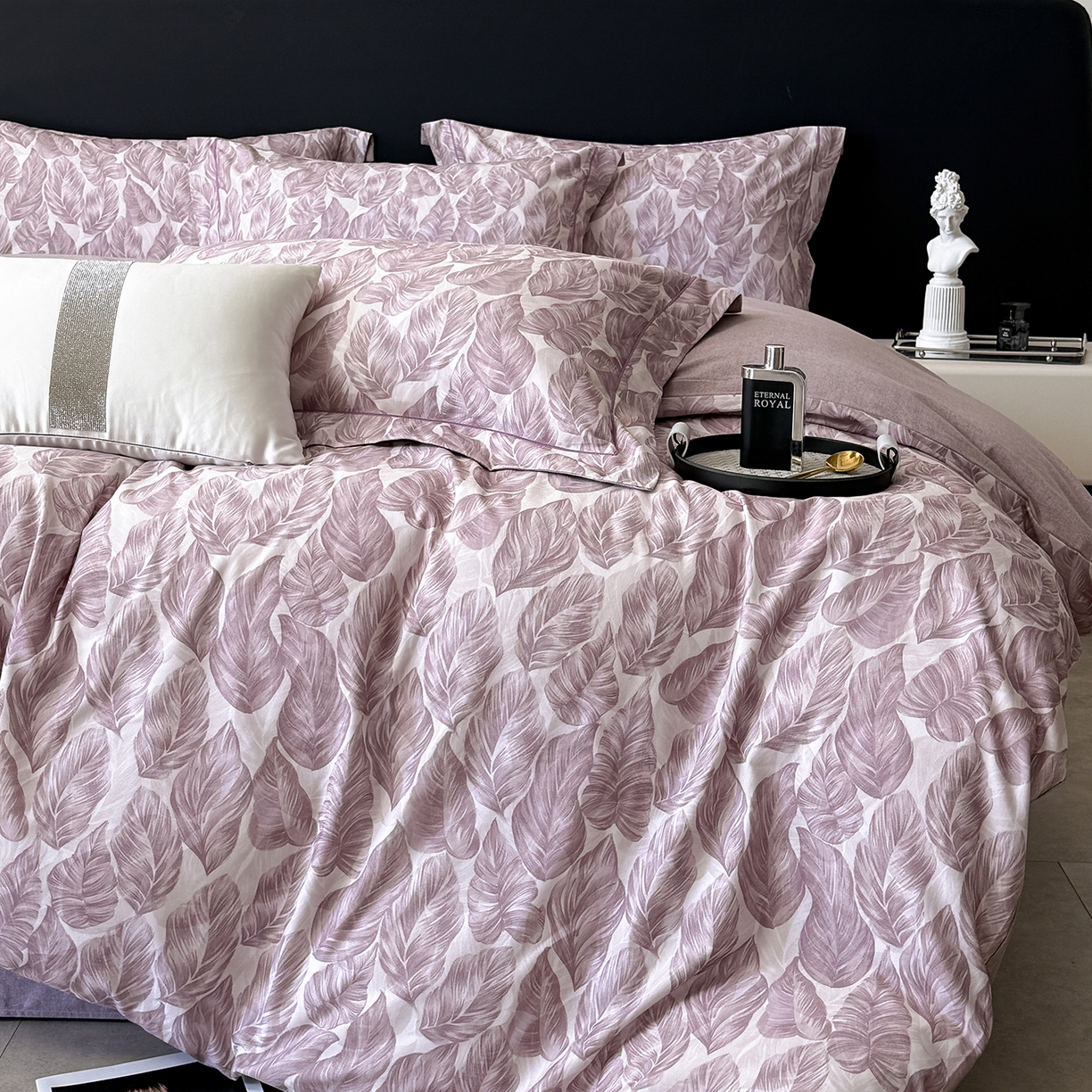 91家纺网 家纺一手货源 找家纺 （总）清雅福2025新款A类全棉磨毛数码印花四件套