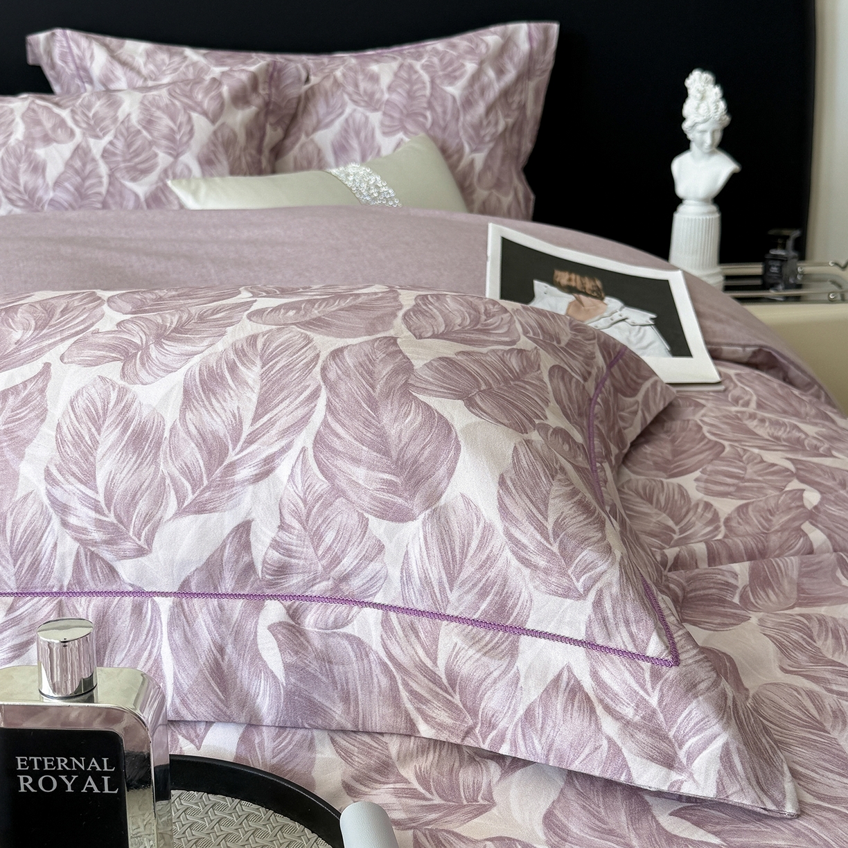 91家纺网 家纺一手货源 找家纺 （总）清雅福2025新款A类全棉磨毛数码印花四件套