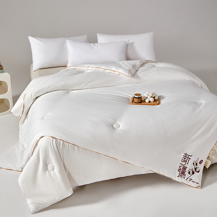 91家纺网 家纺一手货源 找家纺 （总）鑫棉坊 2025新款100%纯棉花二合一拉链款子母被