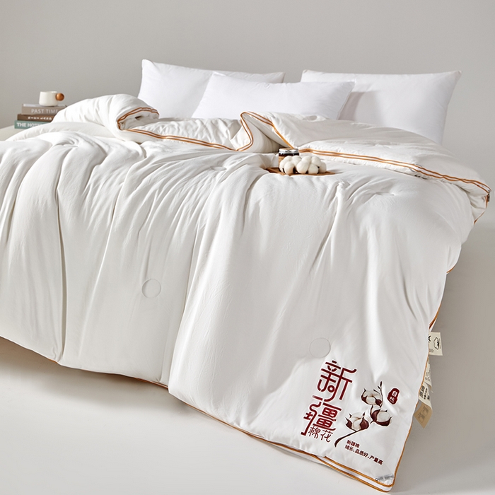 91家纺网 家纺一手货源 找家纺 （总）鑫棉坊 2025新款100%纯棉花二合一拉链款子母被