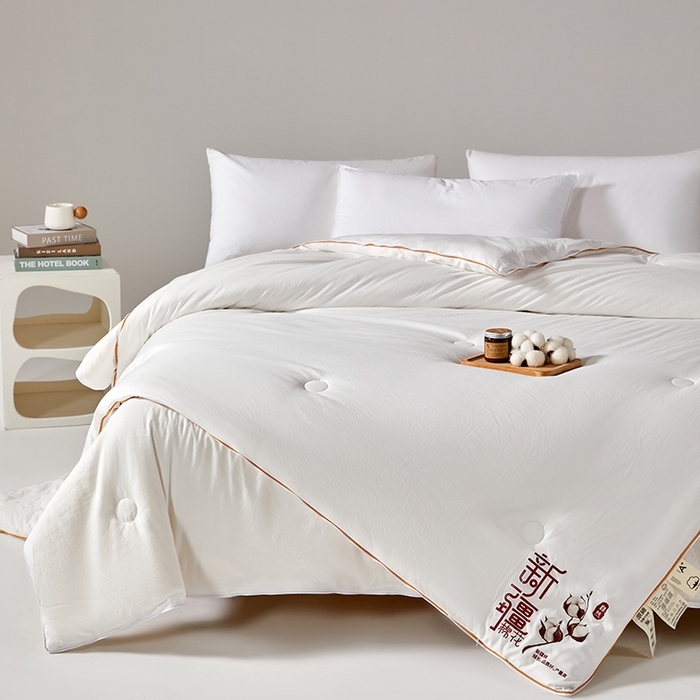 91家纺网 家纺一手货源 找家纺 （总）鑫棉坊 2025新款100%纯棉花二合一拉链款子母被