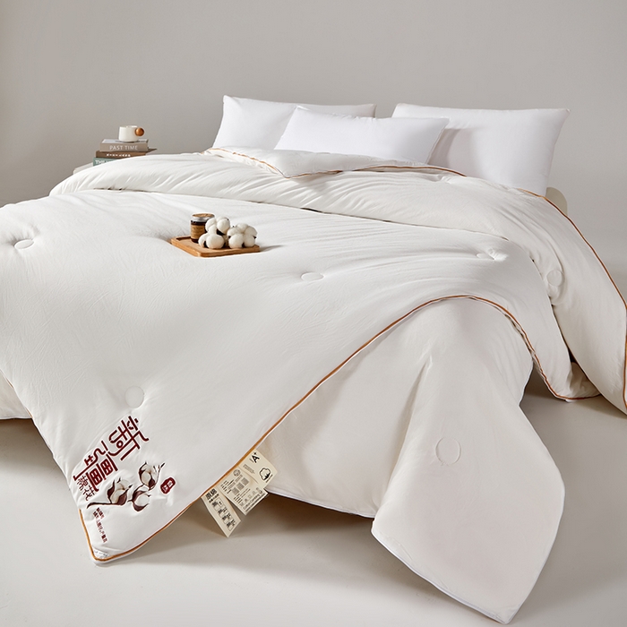 91家纺网 家纺一手货源 找家纺 （总）鑫棉坊 2025新款100%纯棉花二合一拉链款子母被