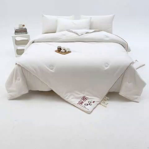 91家纺网 家纺一手货源 找家纺 （总）鑫棉坊 2025新款100%纯棉花二合一拉链款子母被