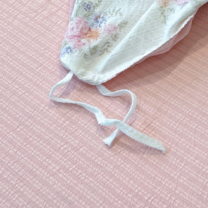 91家纺网 家纺一手货源 找家纺 颜选 2025春夏新款双层纱印花四件套 蔓禾