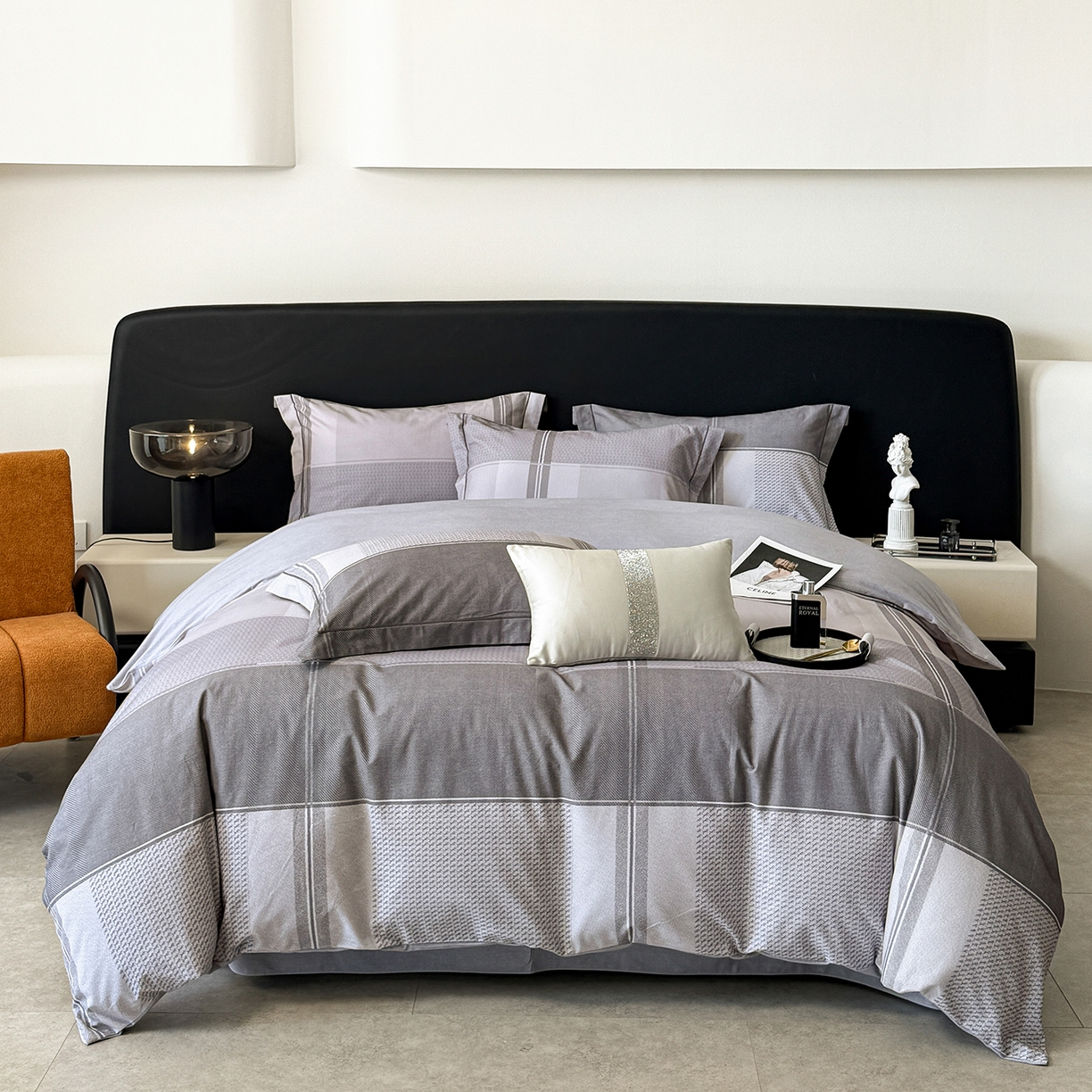 91家纺网 家纺一手货源 找家纺 （总）清雅福2025新款A类全棉磨毛数码印花四件套