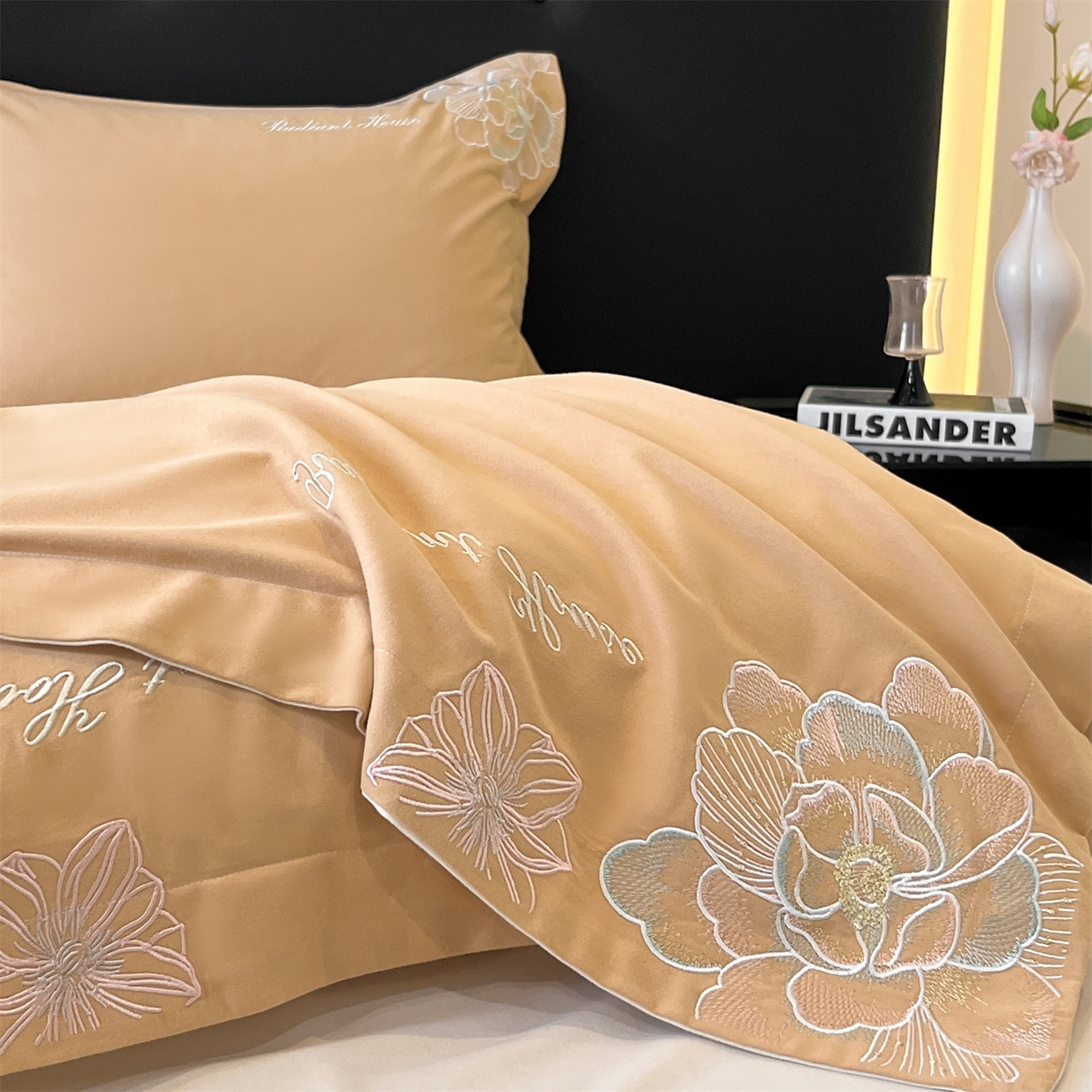 91家纺网 家纺一手货源 找家纺 （总）笙意家纺 2025新款A类全棉磨毛刺绣四件套-秘境系列