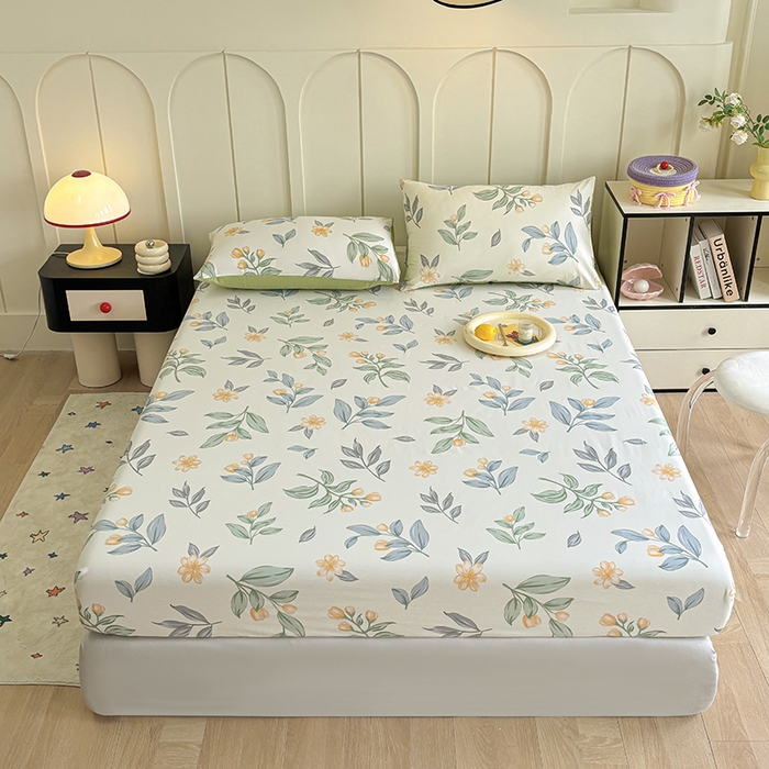 91家纺网 家纺一手货源 找家纺 （总）2025新款全棉纯棉印花单床笠 床笠单件