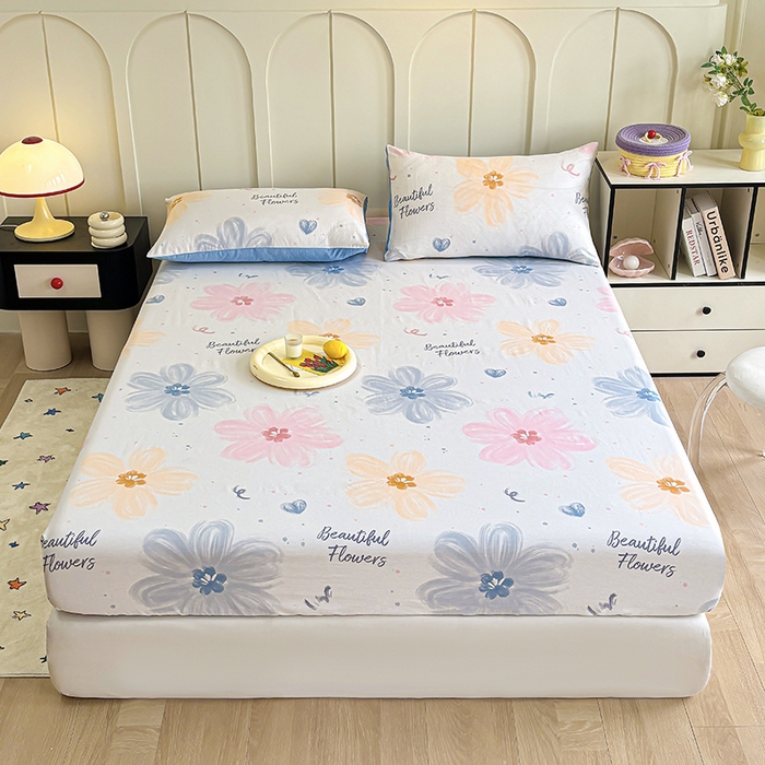 91家纺网 家纺一手货源 找家纺 （总）2025新款全棉纯棉印花单床笠 床笠单件