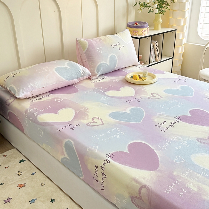 91家纺网 家纺一手货源 找家纺 （总）2025新款全棉纯棉印花单床笠 床笠单件