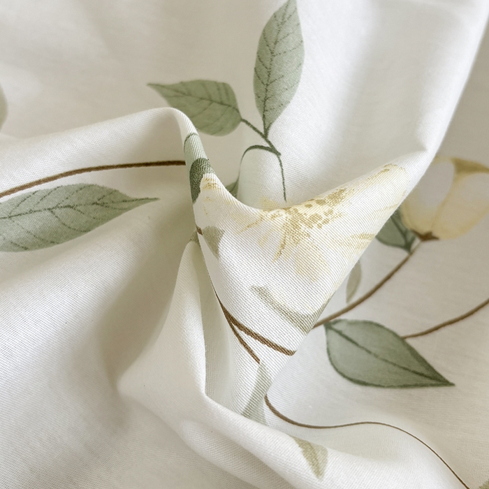 91家纺网 家纺一手货源 找家纺 2025新款全棉纯棉印花单床笠 床笠单件 白藤