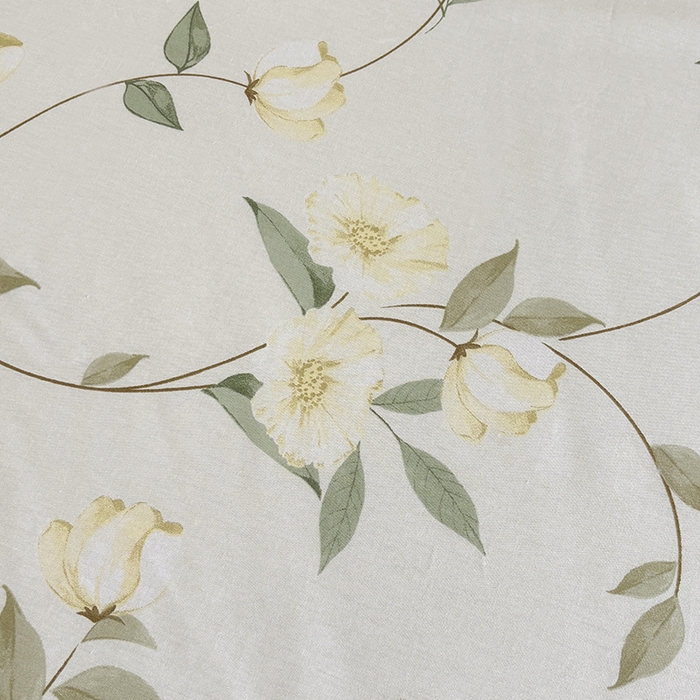 91家纺网 家纺一手货源 找家纺 2025新款全棉纯棉印花单床笠 床笠单件 白藤