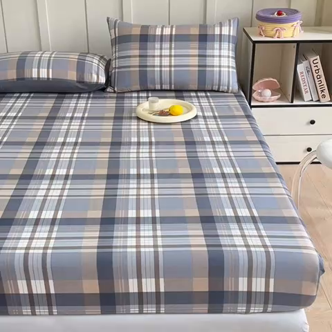 91家纺网 家纺一手货源 找家纺 2025新款全棉纯棉印花单床笠 床笠单件 诺卡