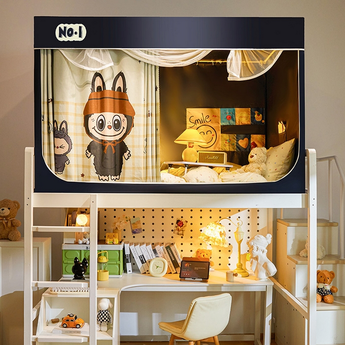 91家纺网 家纺一手货源 找家纺 （总）富莱星蚊帐 2025新款强遮光卡通学生蚊帐