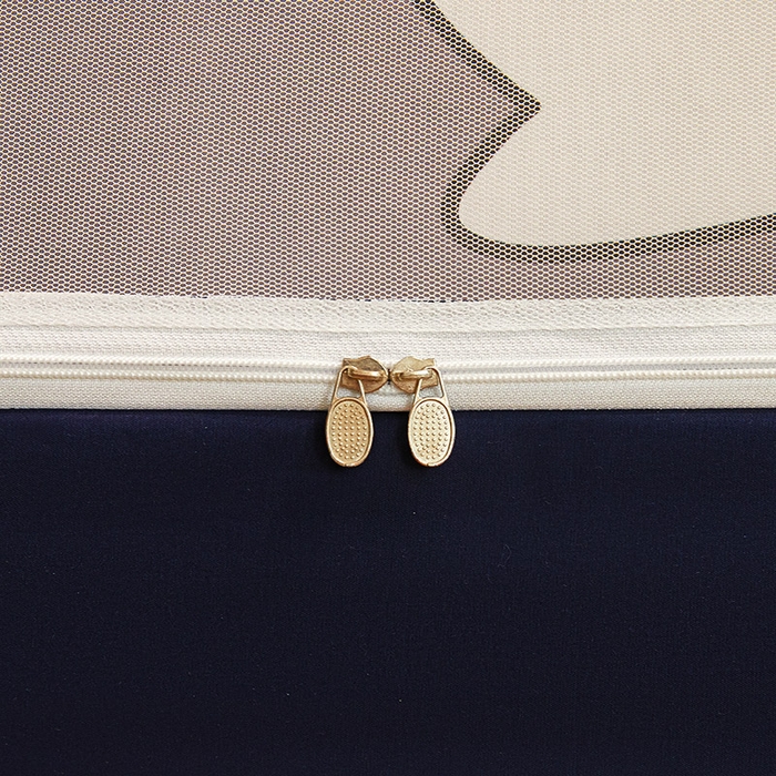 91家纺网 家纺一手货源 找家纺 富莱星蚊帐 2025新款强遮光卡通学生蚊帐 北极熊