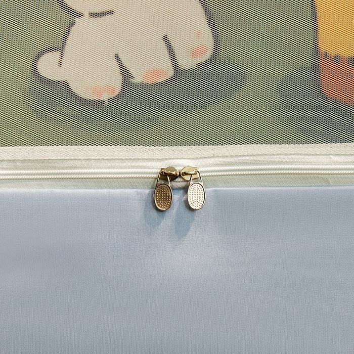 91家纺网 家纺一手货源 找家纺 富莱星蚊帐 2025新款强遮光卡通学生蚊帐 长颈鹿