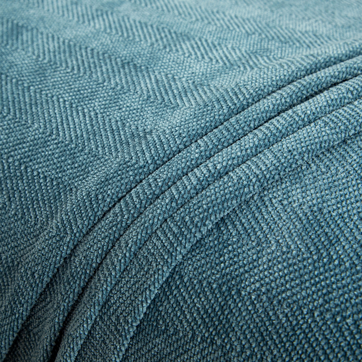 91家纺网 家纺一手货源 找家纺 沐沐家纺 2026新款南笙沙发套 蓝色