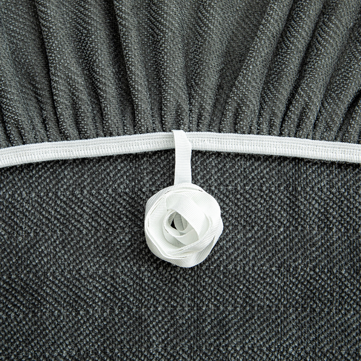 91家纺网 家纺一手货源 找家纺 沐沐家纺 2026新款南笙沙发套 深灰