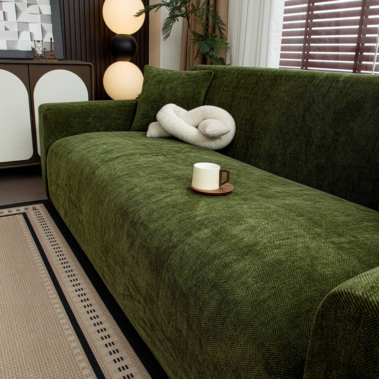 91家纺网 家纺一手货源 找家纺 （总）沐沐家纺 2026新款南笙沙发套