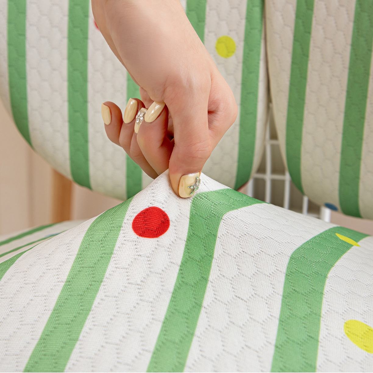 91家纺网 家纺一手货源 找家纺 （总）沐沐家纺 2026新款冰豆豆学习椅套