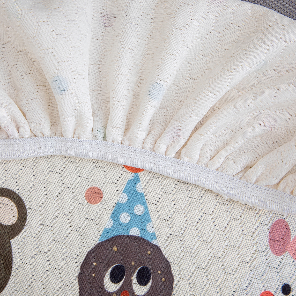 91家纺网 家纺一手货源 找家纺 沐沐家纺 2026新款冰豆豆学习椅套 萌宠派对