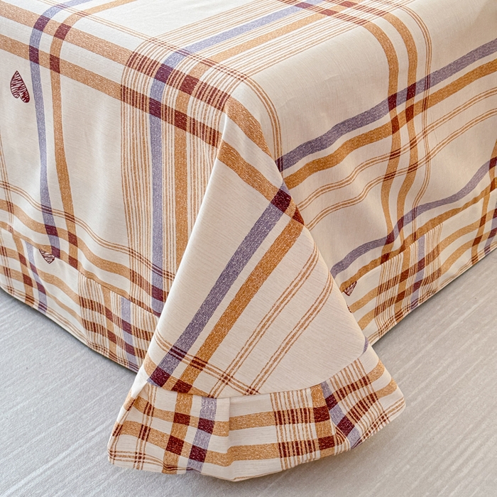 91家纺网 家纺一手货源 找家纺 铭浩 2025新款纯棉棉加厚磨毛升级喷气面料全棉四件套三件套 八音盒