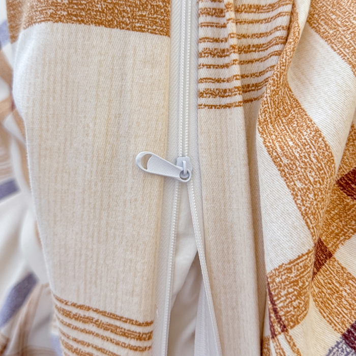 91家纺网 家纺一手货源 找家纺 铭浩 2025新款纯棉棉加厚磨毛升级喷气面料全棉四件套三件套 八音盒