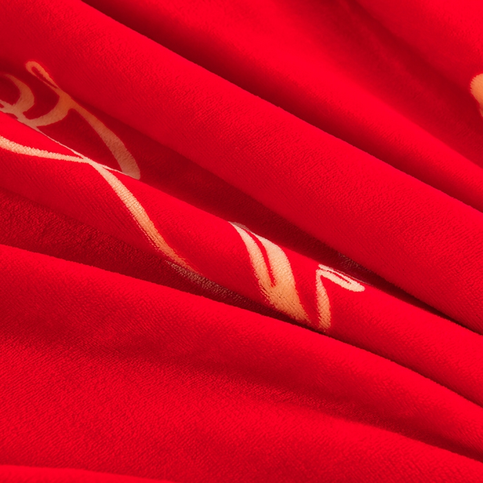 91家纺网 家纺一手货源 找家纺 诺梵家纺 2025新款8斤加厚保暖金貂绒牛奶绒印花四件套挚爱