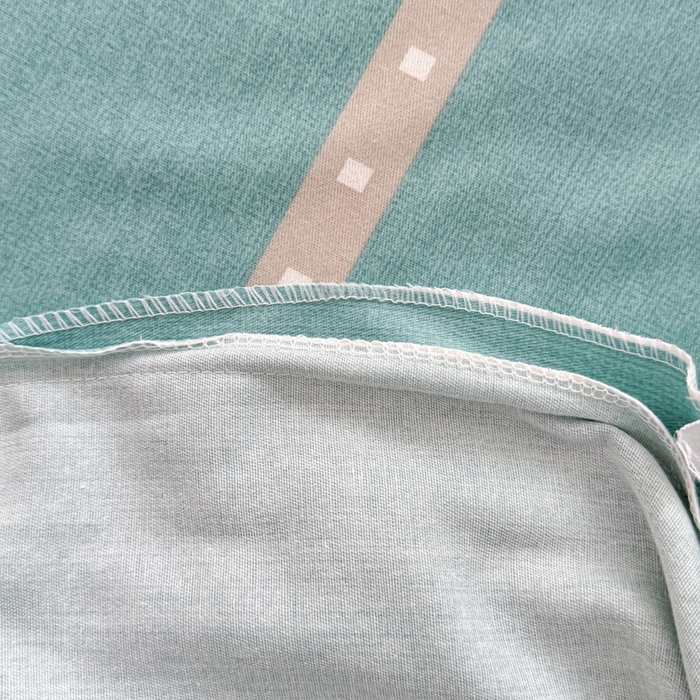 91家纺网 家纺一手货源 找家纺 铭浩 2025新款纯棉棉加厚磨毛升级喷气面料全棉四件套三件套 亨特利-绿