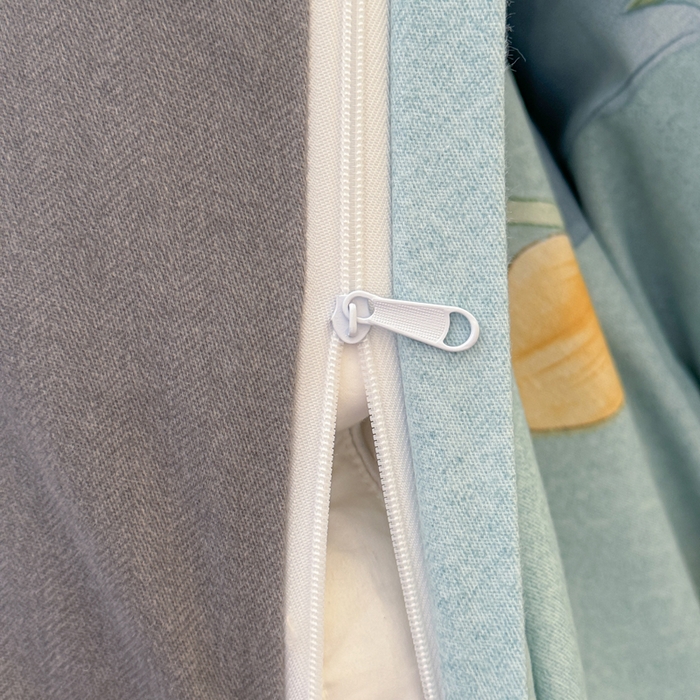 91家纺网 家纺一手货源 找家纺 铭浩 2025新款纯棉棉加厚磨毛升级喷气面料全棉四件套三件套 花萃清风-绿