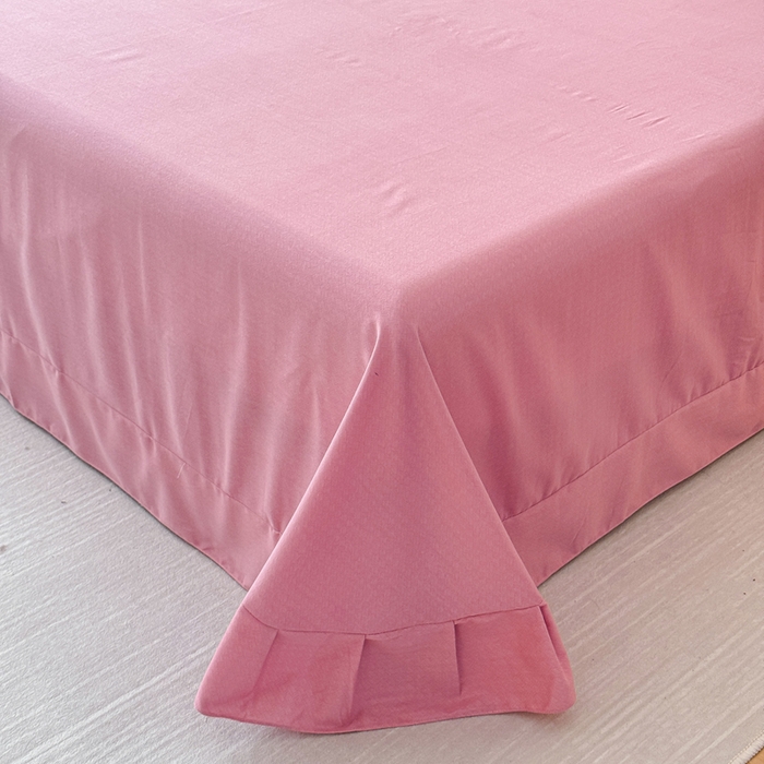 91家纺网 家纺一手货源 找家纺 铭浩 2025新款纯棉棉加厚磨毛升级喷气面料全棉四件套三件套 简纯-豆沙