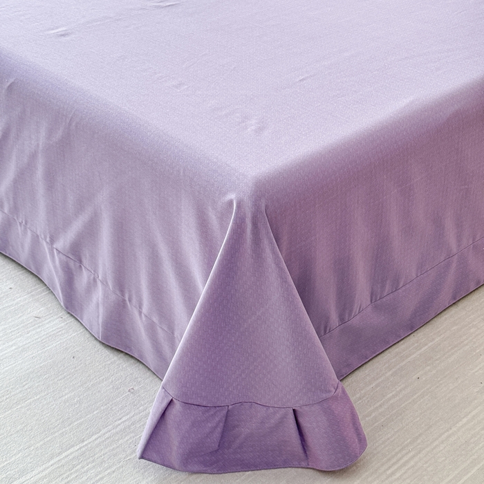 91家纺网 家纺一手货源 找家纺 铭浩 2025新款纯棉棉加厚磨毛升级喷气面料全棉四件套三件套 简纯-雪青