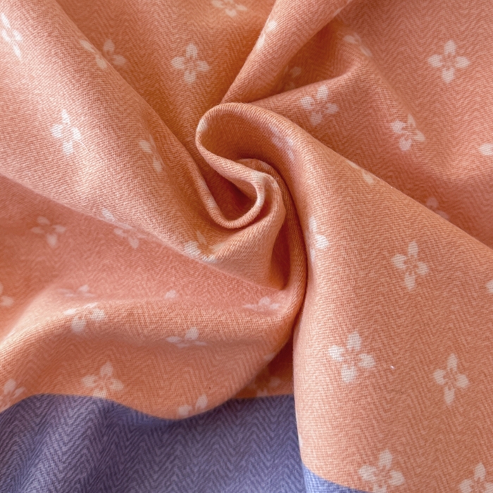 91家纺网 家纺一手货源 找家纺 铭浩 2025新款纯棉棉加厚磨毛升级喷气面料全棉四件套三件套 生活情调-橘