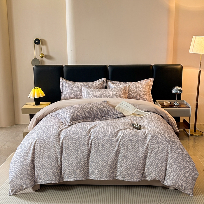 91家纺网 家纺一手货源 找家纺 帛美家纺 2025新款全棉加厚款数码印花磨毛四件套 花序