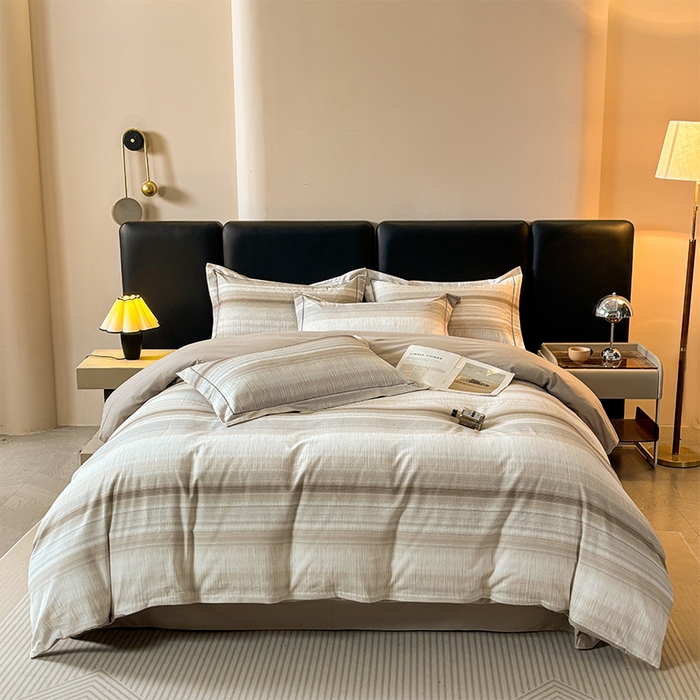 帛美家纺 2025新款全棉加厚款数码印花磨毛四件套 光遇